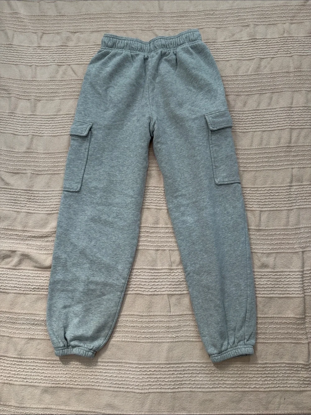 Zara Grey Kids Cargo Joggers with Elastic Cuffs